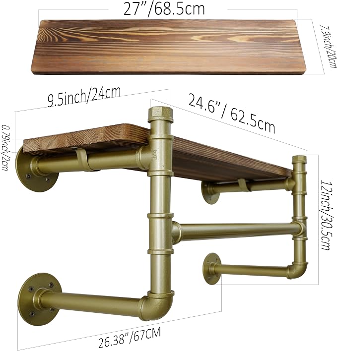 WEBI Wall Mounted Clothes Rack - Image 3