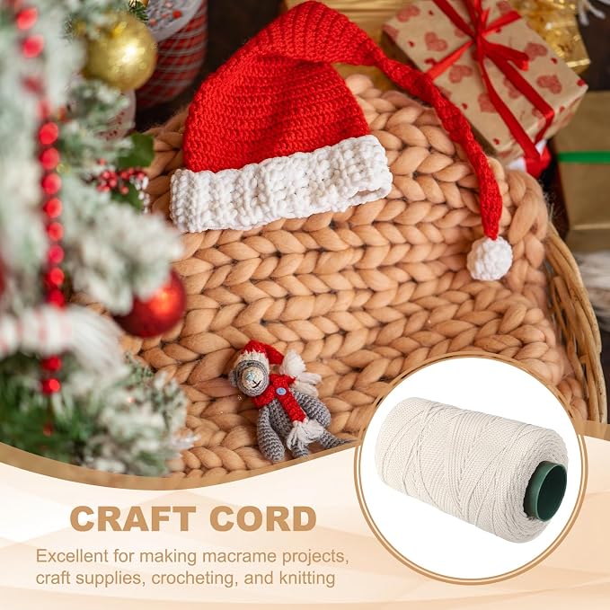 YELARXI Polyester Macrame Cord, 3mm x 219 Yards Polypropylene Macrame Cords - Image 4