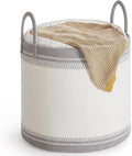 SONGMICS Laundry Hamper, Cotton Rope Laundry Basket by SONGMICSbySONGMICSHOME
