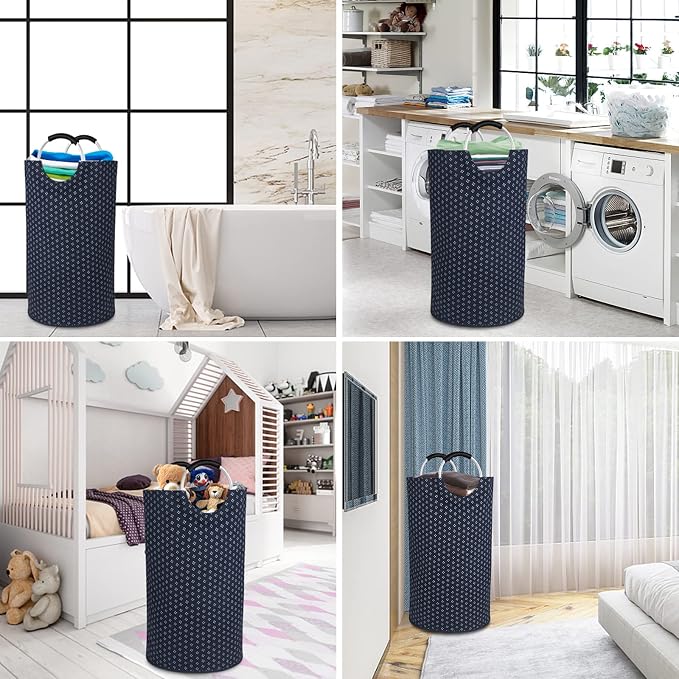 Dalykate Extra Large Laundry Basket 115L Collapsible Oxford Fabric Laundry - Image 5