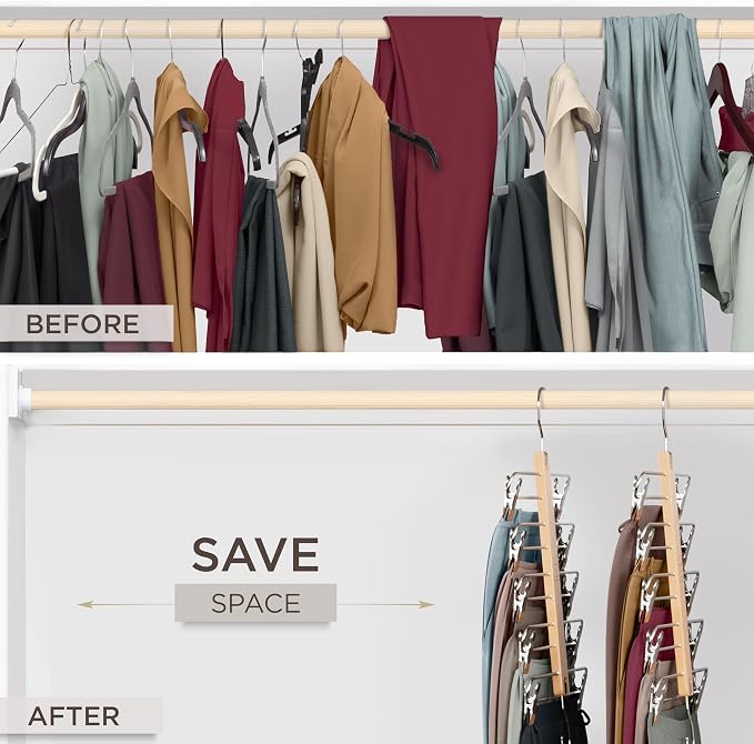 MORALVE Skirt Hangers Space Saving - Image 3