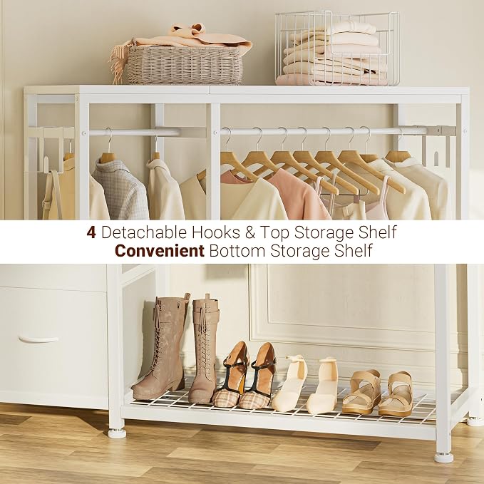 Lulive Clothes Rack, Heavy Duty Garment Rack - Image 5