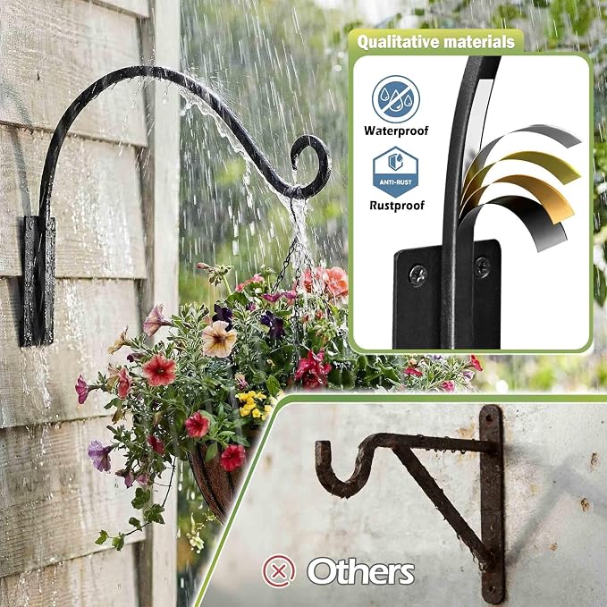 Heavy Duty Plant Hanger Bracket, 80lbs Weight Capacity - Image 5