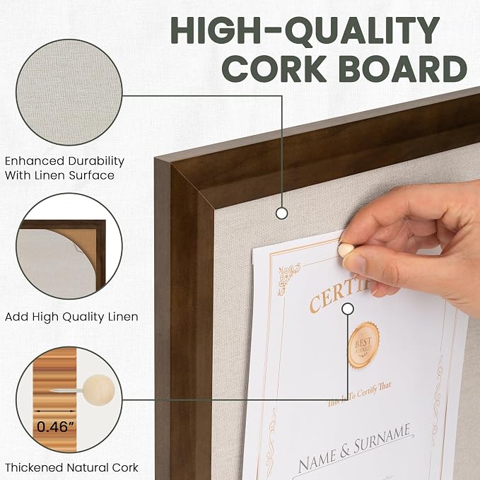 Cork Board Bulletin Board - Image 5