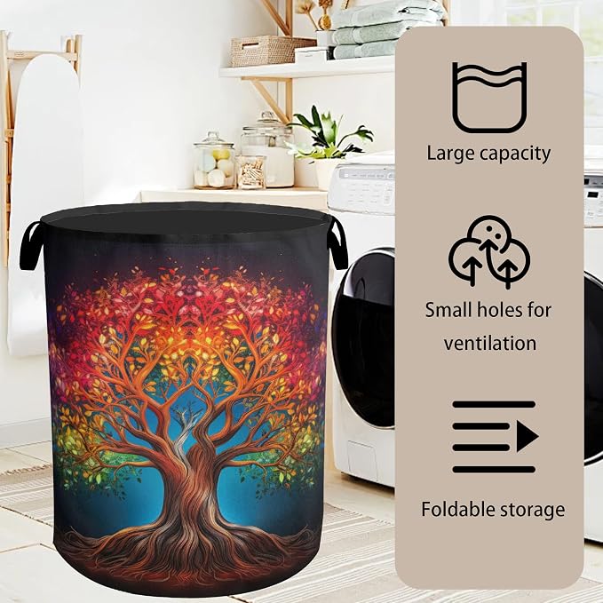 Life Color Tree Laundry Basket - Image 7