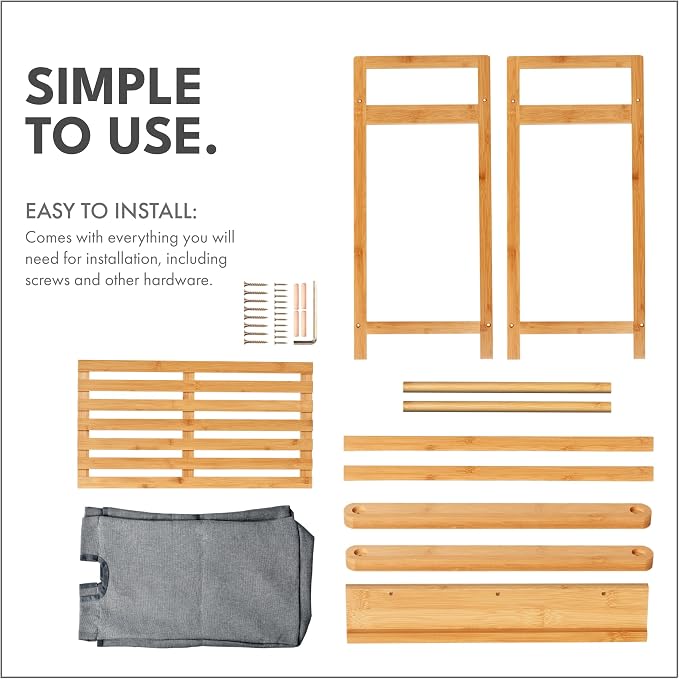 ToiletTree Products Bamboo Hamper - Image 7