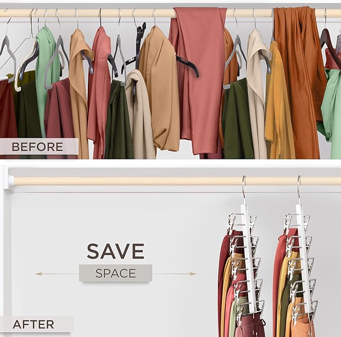MORALVE Skirt Hangers Space Saving - Image 3