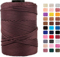 CAMAL Polypropylene Cord 3mm 185 Yards Colorful Polyester Yarn Handmade by CAMAL