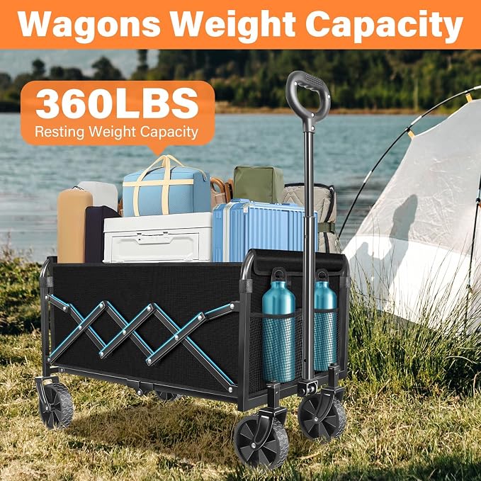 Wagons Carts Foldable, Collapsible Wagon Cart - Image 5