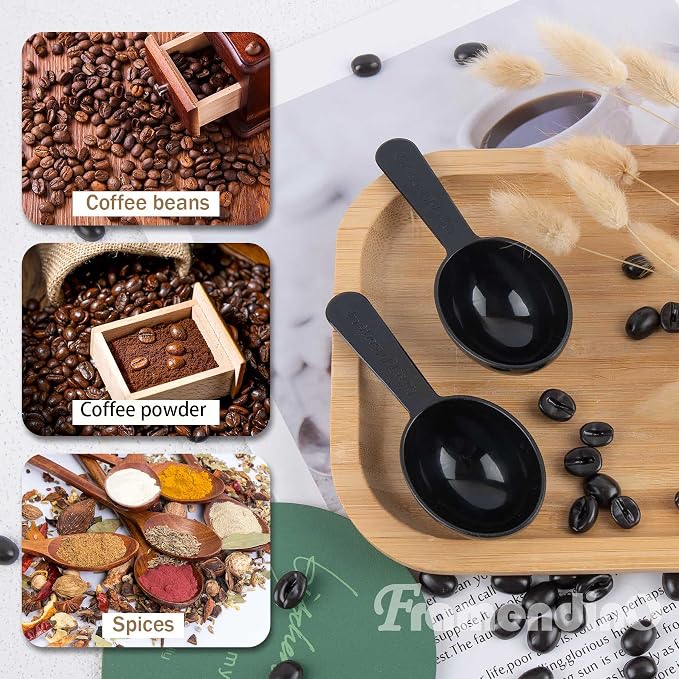 Framendino, 12 Pack Plastic Coffee Measuring Spoons Short Handle Scoops - Image 3