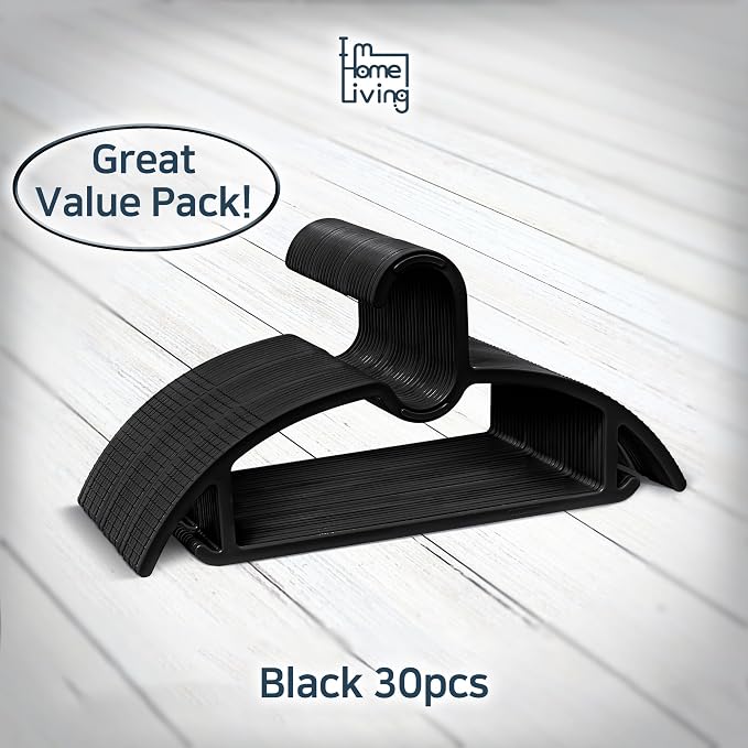 15" Compact Slim & Slimlink Interlocking Clothes Hangers, Space-Saving - Image 7