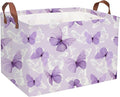 Sanjiaofeng Rectangular Kids Basket Butterfly Storage Bins, Girls Storage Basket by Sanjiaofen