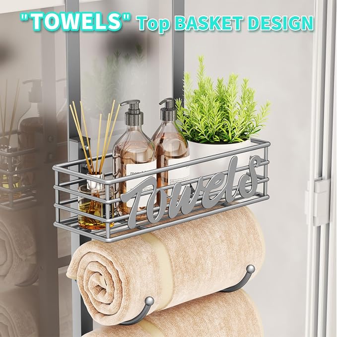 HapiRm Towel Racks for Bathroom Storage - Image 3