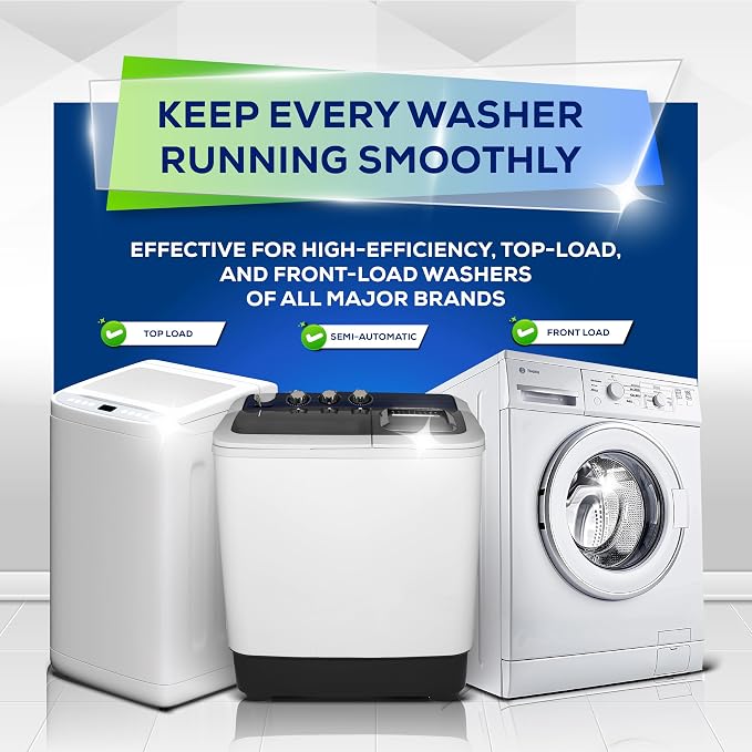Washing Machine Cleaner Tablets, 24 Pack–Deep Cleaning Tablets - Image 3