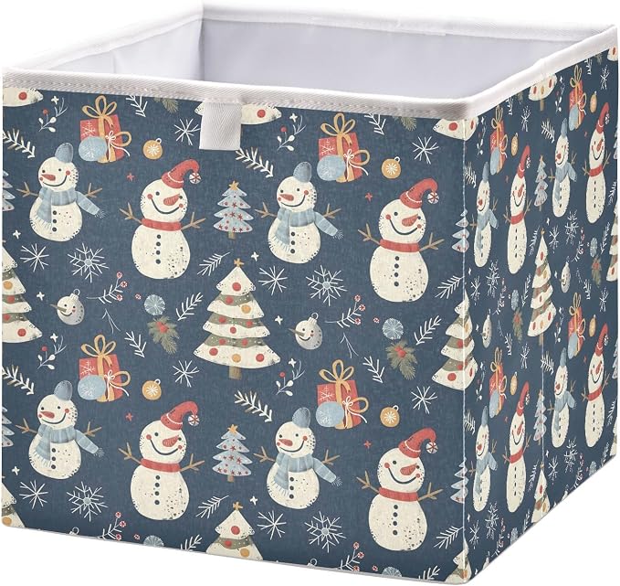 senya Large Storage Bins Snowflakes Christmas Trees Collapsible Foldable by senya