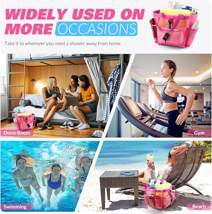Mesh Shower Caddy Portable for College Dorm Room Essentials - Image 7