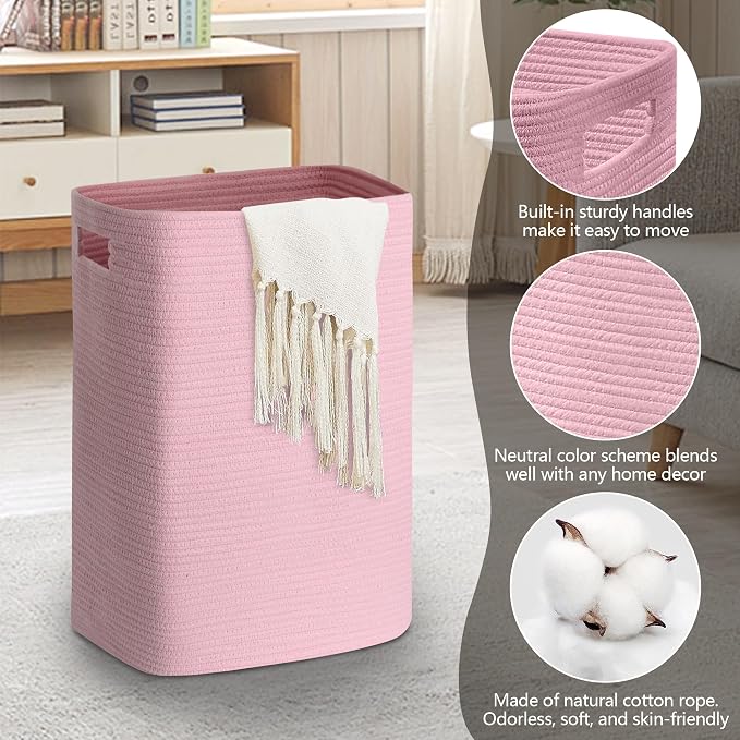Large Laundry Hamper 16"x13"x22" - Image 3