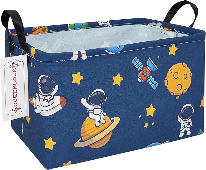 QUEENLALA Rectangular Laundry Hamper/Foldable Nursery Laundry Basket by QUEENLALA