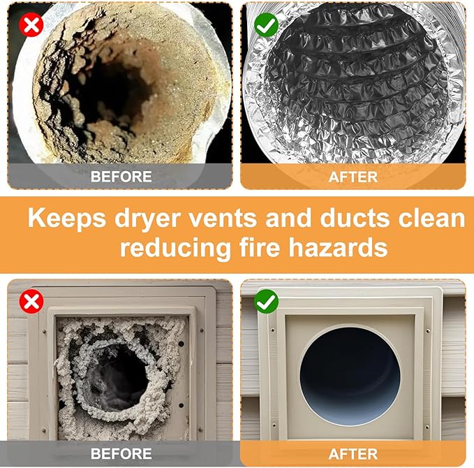 Metal Dryer Lint Trap, 4-Inch Dryer Lint Catcher - Image 5