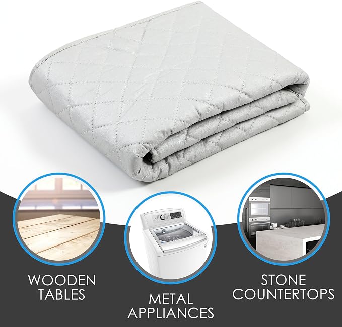 Houseables Ironing Mat, Ironing Pad, Iron Mat, Iron Pad, Dryer Top Protector - Image 5