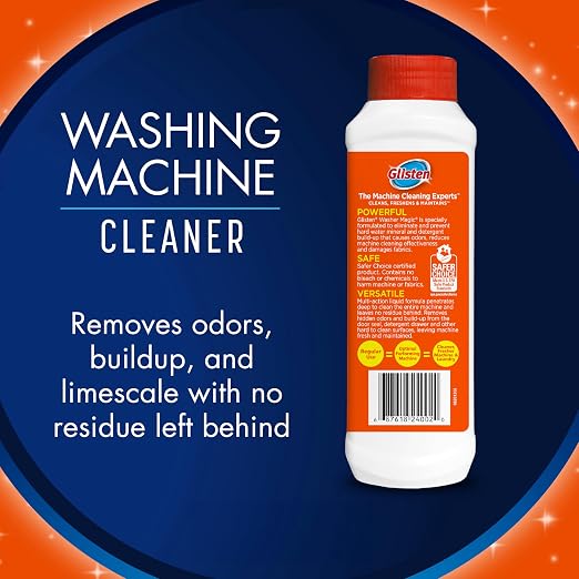 Glisten Washer Magic Washing Machine Cleaner and Deodorizer, 3 Bottles - Image 5