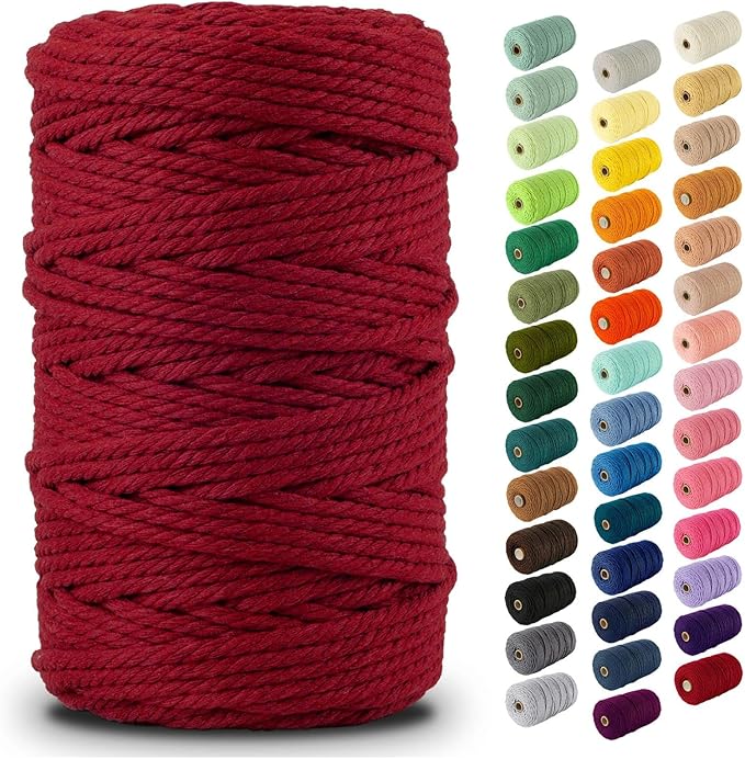 Nook Theory Macrame Cord - 5mm 109 Yards Cotton Rope by NookTheory
