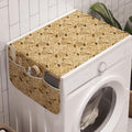 Ambesonne Rose Washing Machine Organizer, Blooming Delicate Flowers on Curled by Ambesonne