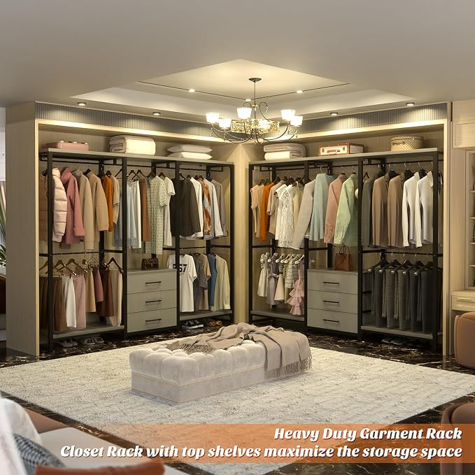 Aheaplus Garment Rack Heavy Duty Clothes Rack - Image 6