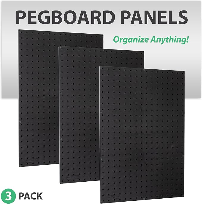 WallPeg 24" x 48" Pegboard Wall Organizer - Image 3