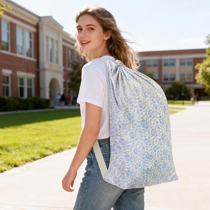 College Laundry Bag 29"×18", Waterproof Dirty Clothes Bag - Image 6