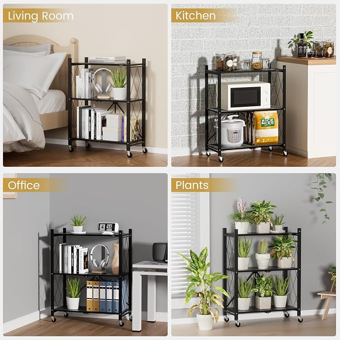 ALANNG Heavy Duty 3-Tier Folding Shelf - Image 9