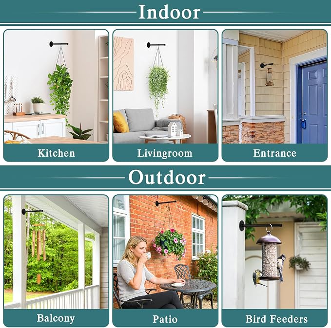 2 Set Plant Wall Hanger Rod - Image 7