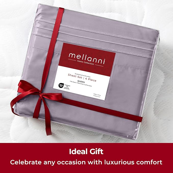 Mellanni Split King Sheets Set - Image 7