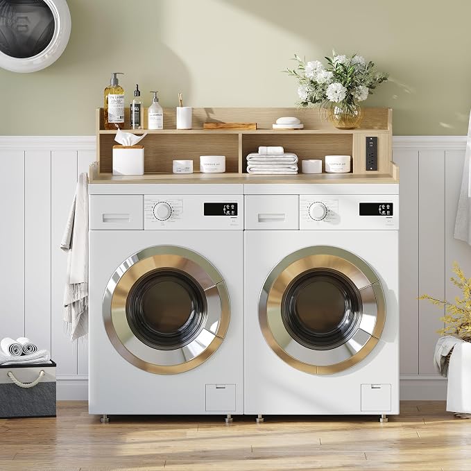 Upgraded 2-Tier Washer and Dryer Countertop - Image 9