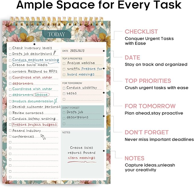 Taja To Do List Notepad - Image 2