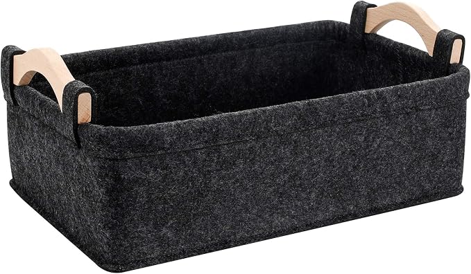 Small Basket Gray Storage Baskets by KWLET
