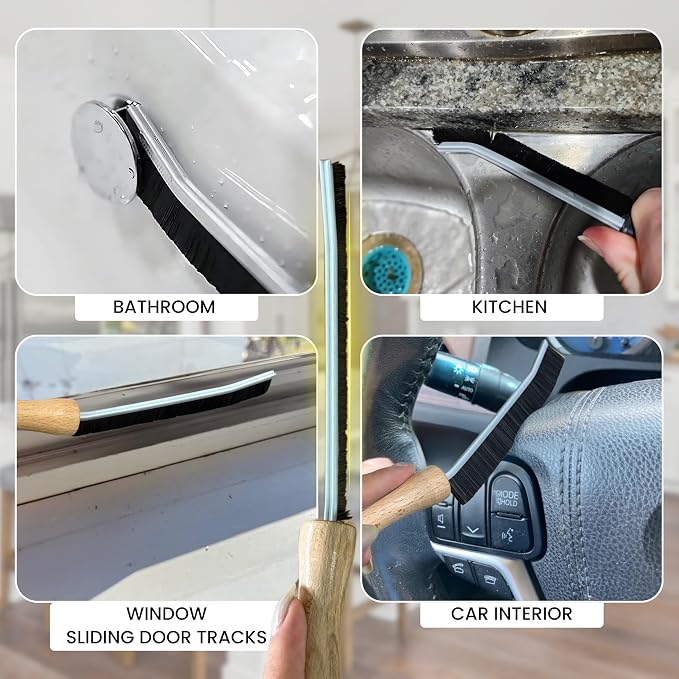 Dryer Lint Brush Vent Trap Cleaner, Refrigerator Condenser Coil Brush & Crevice - Image 6