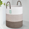Large Blanket Basket, Tall Laundry Basket 65L, Nursery Hamper by BOSROTY