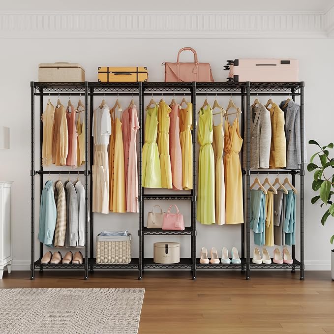 H5 Extra Large Wire Garment Rack, Heavy Duty Clothes Rack, Freestanding - Image 8