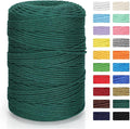 Macrame Cord 3mm x 328yd | 100% Natural Cotton Macrame Rope | 4 Strand Twisted by MacraBoho