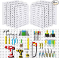 8PCS Pegboard Wall Organizer Panels, Living Room, and Study Room, Peg Boards by LANSI
