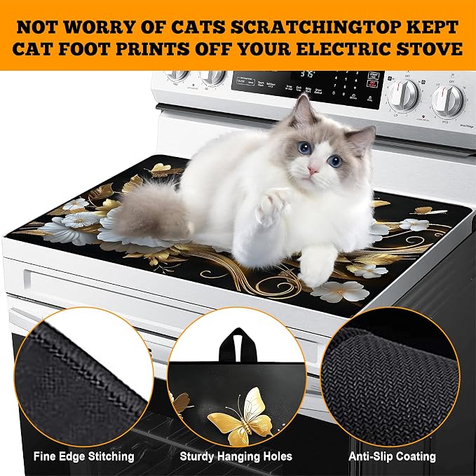 Multi-Design Stove Top Cover for Glass/Electric Stoves - Image 4