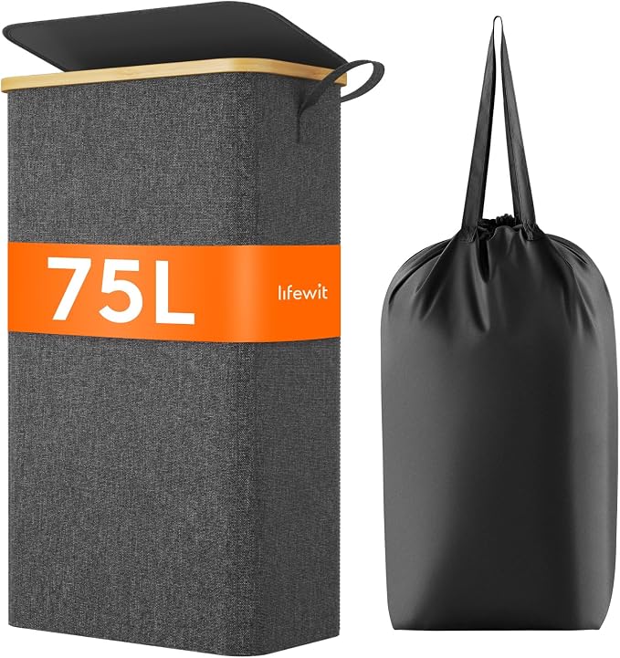 Lifewit 75L Slim Laundry Hamper by Lifewit