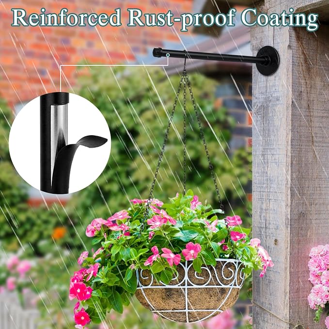 2 Set Plant Wall Hanger Rod - Image 3