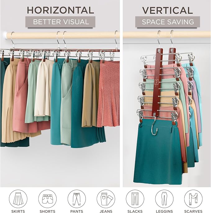 MORALVE Skirt Hangers Space Saving - Image 4