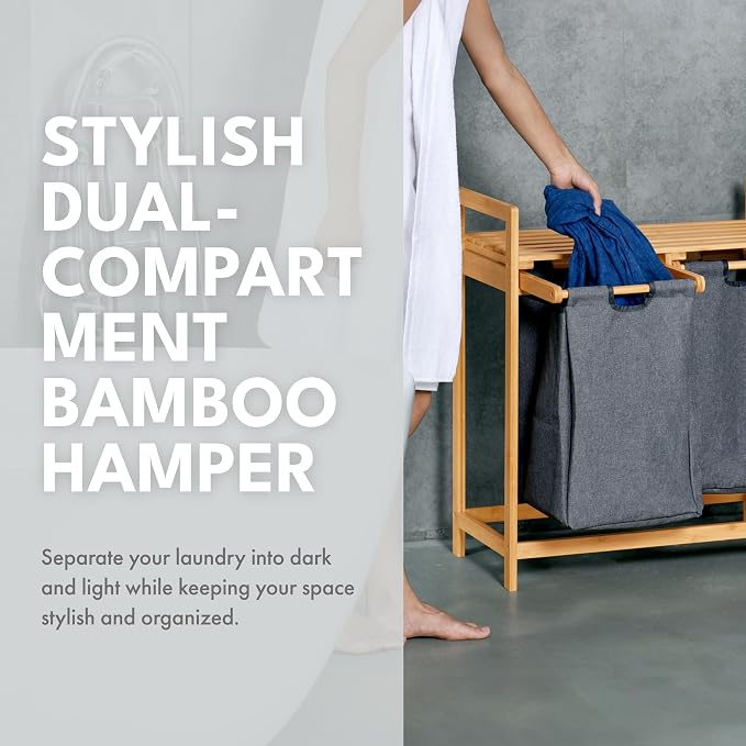 ToiletTree Products Bamboo Hamper - Image 3