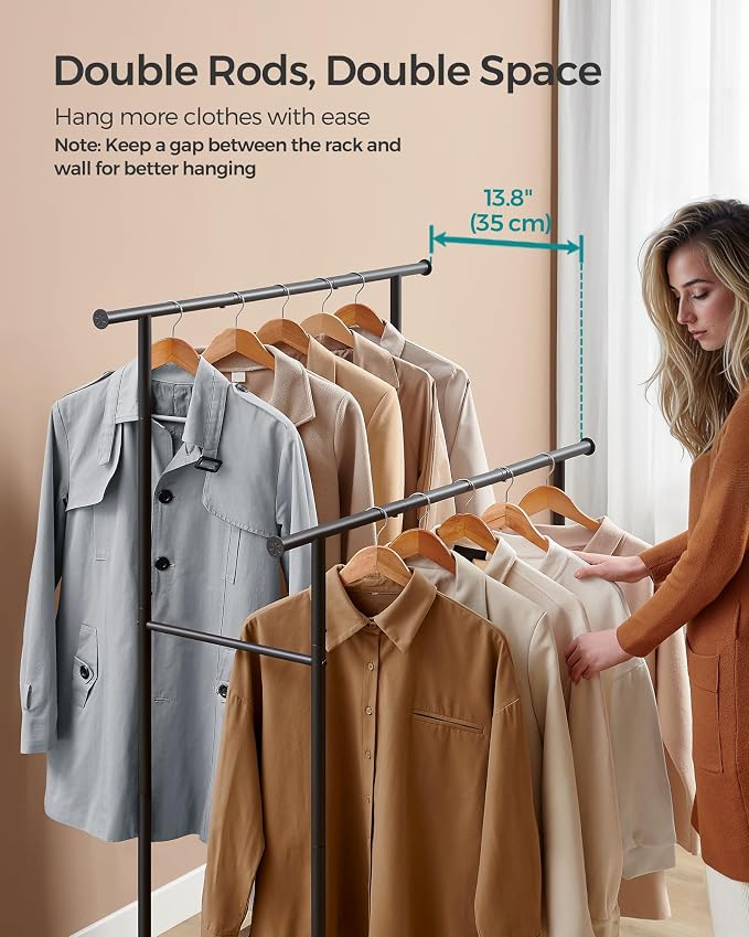 SONGMICS Double-Rod Clothes Rack - Image 4