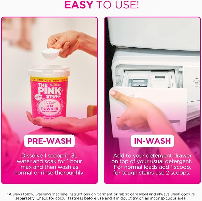 Stardrops - The Pink Stuff - The Miracle Laundry Stain Removing Kit - Oxi - Image 4