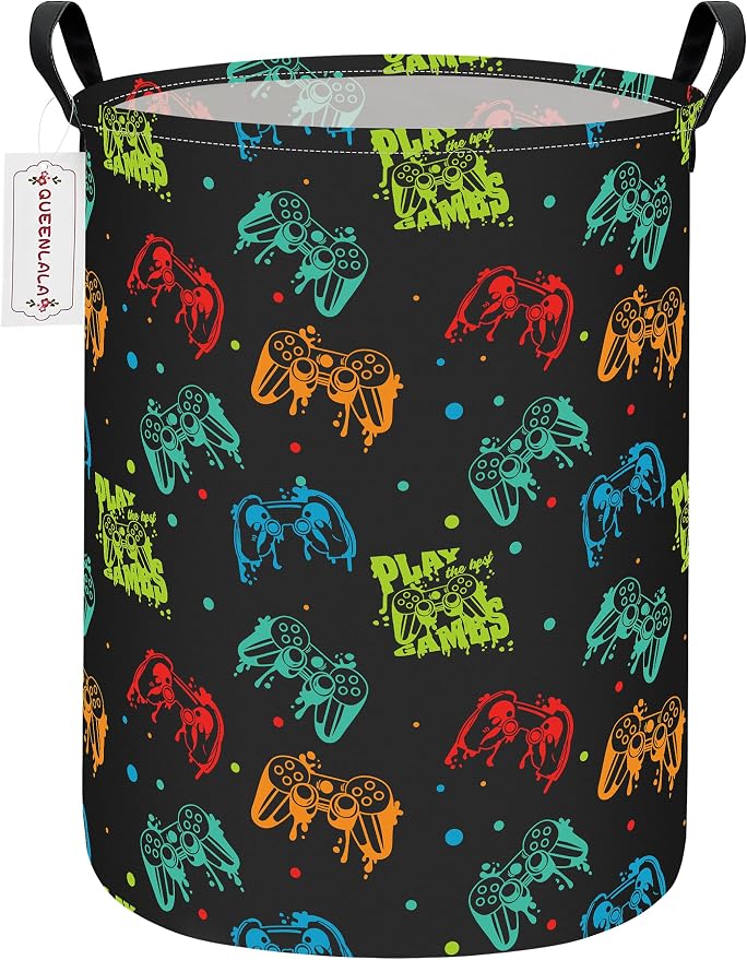 QUEENLALA Large Storage Basket, Laundry Hamper/Bathroom/Home Decor/Collapsible by QUEENLALA