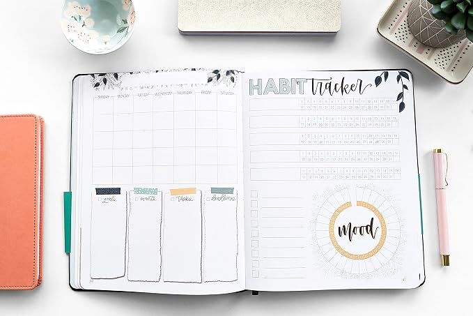 Weekly Planner - Cute Dot Bullet Paper Planner Notebooks and Journal - Image 8